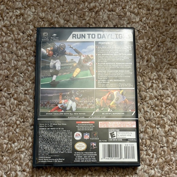 Madden NFL 07 GameCube Game - Picture 4 of 4